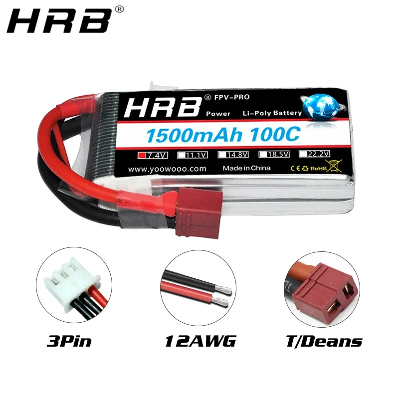 Batterie LiPo 2S 1500 mAh 7,4 V