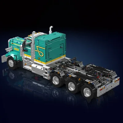 Camion américain télécommandé en briques – image 2