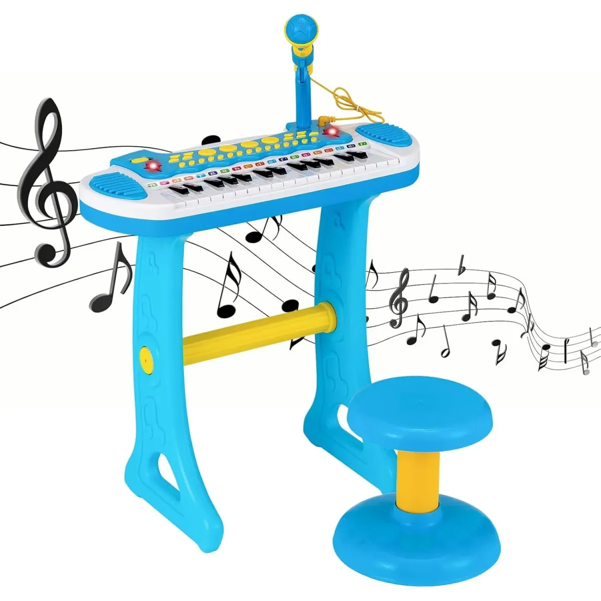 Clavier enfant bleu 31 touches