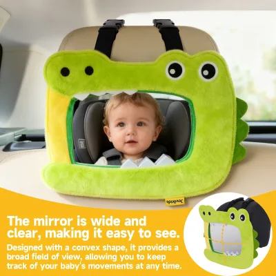 Miroir de siège arrière crocodile pour bébé – image 2