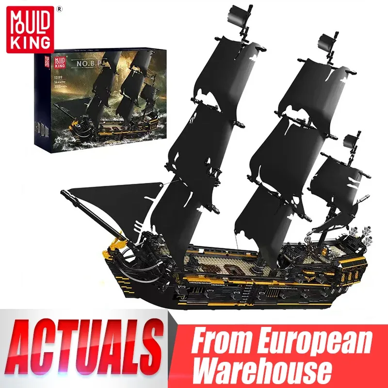 Modèle de bateau pirate à assembler