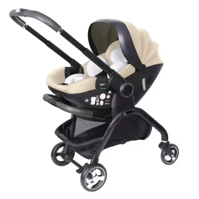 Poussette 3 en 1 pliable, nouveau-né