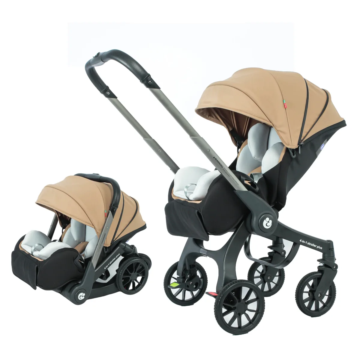 Poussette bébé pliable multifonction