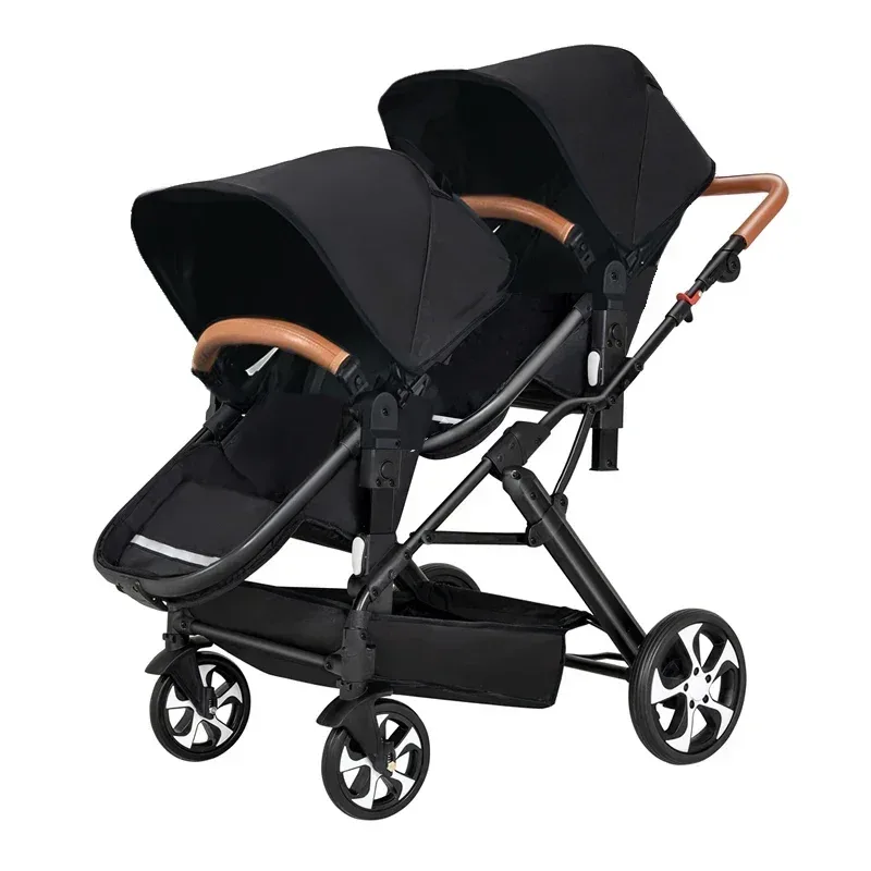 Poussette double pliable pour jumeaux