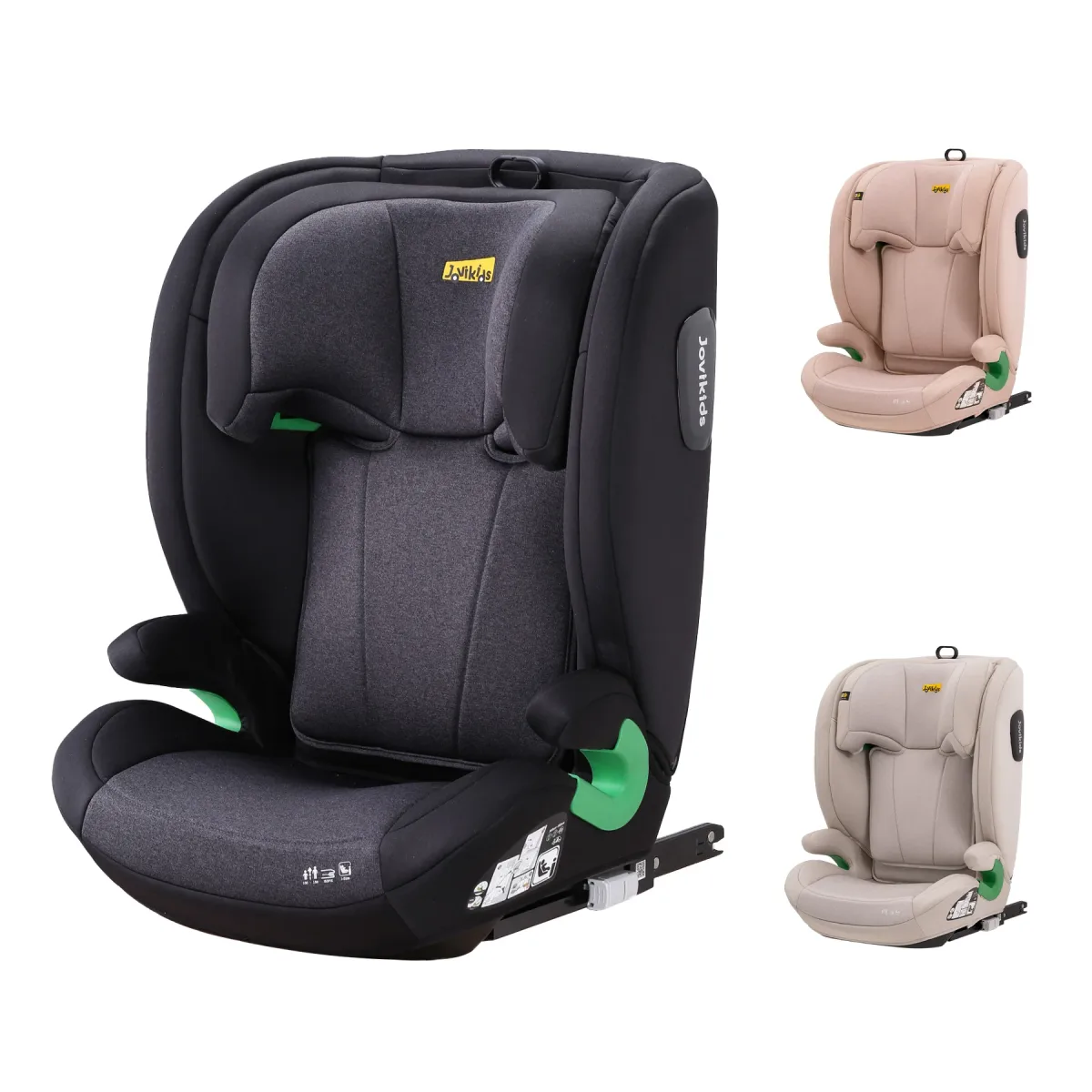 Rehausseur auto à dossier haut, Isofix