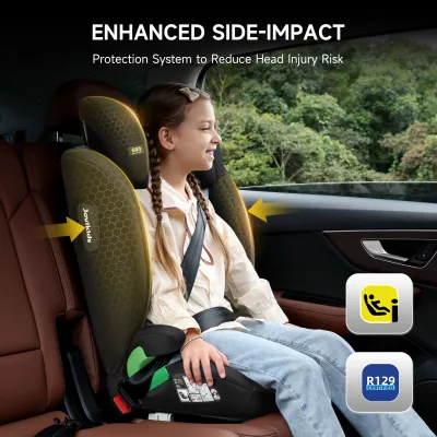 Rehausseur auto à dossier haut, Isofix – image 2