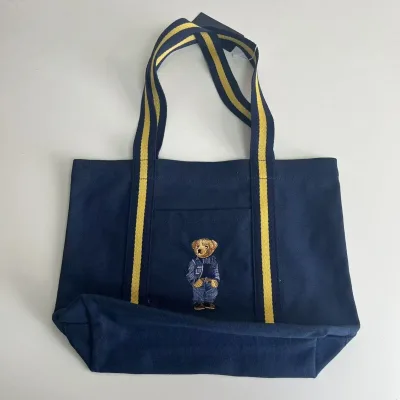 Sac à couches fourre-tout en tissu brodé – image 2