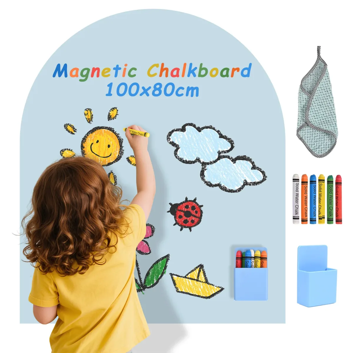 Tableau magnétique mural en arche