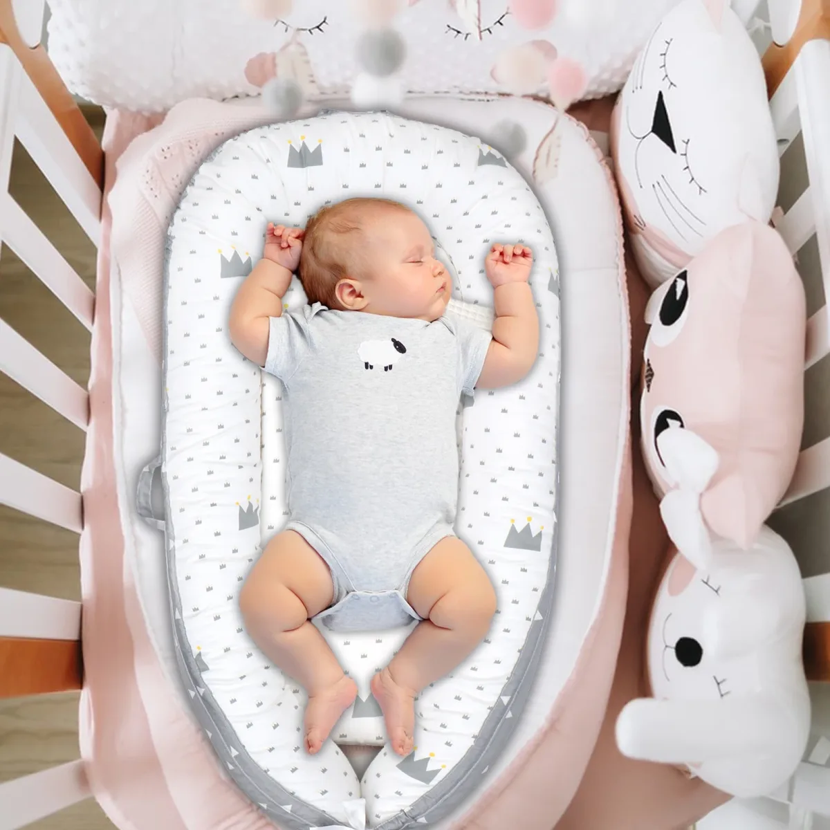 Transat de sol bébé en coton
