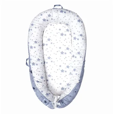Transat portable bébé en coton – image 2